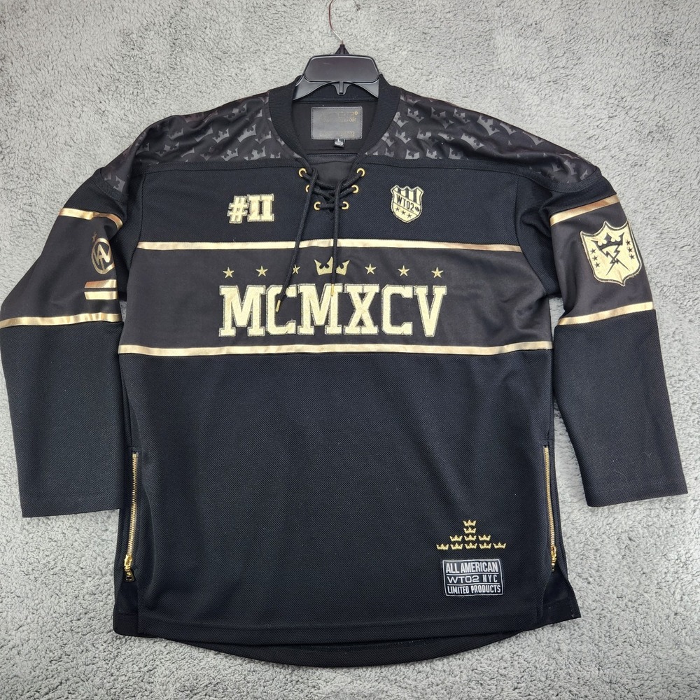 WT02 Gold Edition Jersey MCMXCV Mens Sz L All American Limited Products Hockey